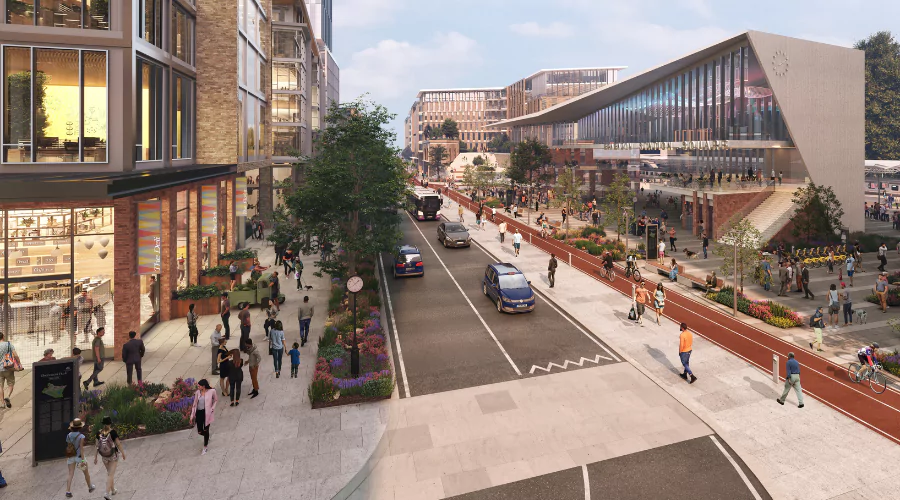 Brabazon station square