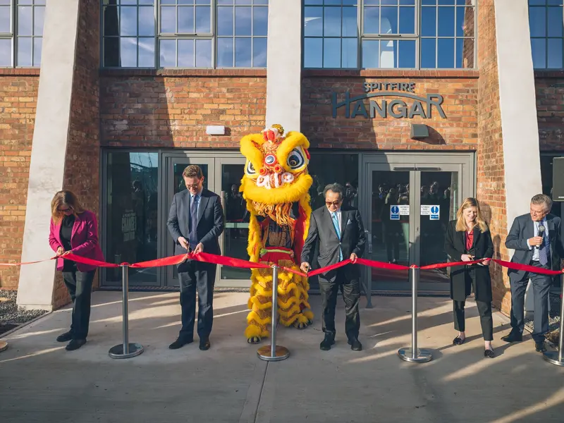 Spitfire Hangar opening